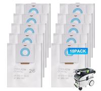 Sgizoku 496187 Filter Bag for Festool Dust Extractor CT 26, CTL 26E, CTM 26 E, CTL 26 E AC, CTM 26 E AC, CTL 26 E AC RENOFIX Cleantec Series,Vacuum Dust Bag for Festool SC FIS-CT 26/5