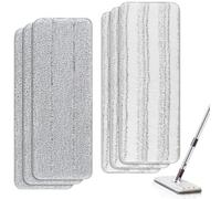 Sgizoku 6PCS Universal Microfibre Mop Pads 32.5X12.5CM