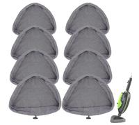 Sgizoku 8PCS Universal Steam Mop Pads Compatible with H2O Steam Cleaners - for H20 HD/X5 Microfiber Cloths Covers Replacement -for Vax/Viledas/Russell Cleaning Mop Cover- Washable Reusable