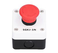 SGKJ?1N Emergency Stop Push Button, Switch Station Screw Release Outdoor Waterproof Mushroom Push Button Switch for Automatic Control Circuits KzHgIdRY