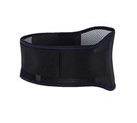 SGKOMN Magnetic Therapy Heated Back Brace For Women And Men Relief From Back Pain, Adjustable Lumbar Support Tummy Control Belt Posture Corrector Waist Trainer(Black-L)