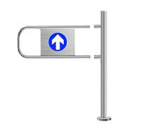 SGKOMN One-Way Spring-Loaded Swing Gate - Automatic Rebound Entrance Safety Gate for Hallway/Passage - 2.3 x 3.18ft - Ideal for Supermarkets & Home Use, Right-2.62 * 3.18ft