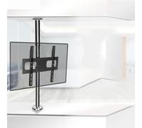 SGKOMN TV Floor Stand - Fits 32-55 Inch LCD TV Wall Mount - LCD TV 360 Degree Swivel Screen with Floor Stand, Partition Wall Rotating Shelf TV Stand Swivel Base (6682cm)