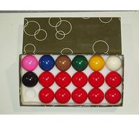 SGL 1 7/8" 17 BALL SNOOKER BALLS AVAILABLE WITH OR WITHOUT TRIANGLE** (WITHOUT TRIANGLE)