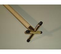 1 x 57" BRIDGE REST STICK + BRASS CROSS REST**