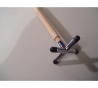 1 x 57" BRIDGE REST STICK + CHROME CROSS REST**