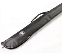 SGL JONNY 8 BALL 57" 2PC SNOOKER POOL SOFT BLACK VINYL CUE CASE**