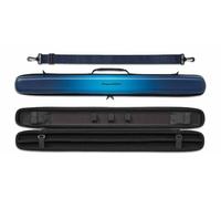 SGL POWERGLIDE SVARTUR Blue 2 Piece Centre Split CUE CASE #59075**