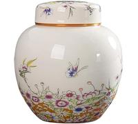 SGLDXQVZJHM Urns Ashes,Mini Cremation Urn,Pet, Keepsake,Funeral Ceramic For Human And Home Decoration Artwork Porcelain Hand Painted Creative