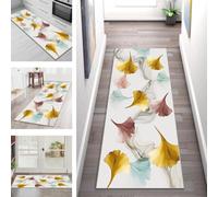 SGLGSTORE Carpet Runners for Hallways Non Slip Washable Runner Rug Doormat Grey Red Cyan Brown Yellow Kitchenrunner Hall 120X300CM Rugrunners Bedroom Living Room Corridor Floor Mat
