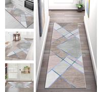SGLGSTORE Carpet Runners for Hallways Non Slip Washable Runner Rug Doormat Red Brown Grey Blue Kitchenrunner Hall 120X300CM Rugrunners Bedroom Living Room Corridor Floor Mat