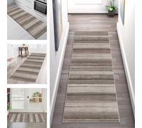 SGLGSTORE Carpet Runners for Hallways Non Slip Washable Runner Rug Doormat Vintage Brown Kitchenrunner Hall Rugrunners 120X250CM Bedroom Living Room Corridor Floor Mat