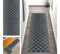 SGLGSTORE Runner Rug for Hallway Non Slip Kitchen Modern Geometry Corridor Rugs for Living Room, Washable Carpet Runners Bedroom Floor Mat Width 60/70/ 80/90/ 100cm (Color : A, Size : 60x200cm)