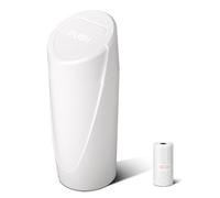 SGLRT Car Trash Can Bin with Lid - Car Garbage Can Cup Holder - White Mini Leakproof Vehicle Trash Garbage Can Bin with 20pcs Trash Bags-Car Organizers and Storage for Front Back Seat Accessories