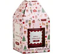 SGM 120g Hut Candle - Apple & Cinnamon Scented Candle - Cozy Aromatherapy Candle for Home Decor, Relaxation, and Gift - PAN0705