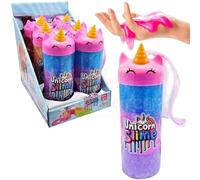 SGM 3pcs Unicorn Slime - Magical Slime Toy with Unicorn Horn & Colorful Hair | Stretch & Squeeze Fun for Kids - 0303-04701