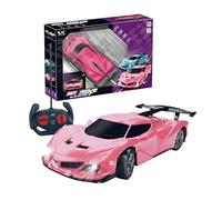 SGM 5518-02 Remote Control Car - Cool Model Series | Four-Way Wireless RC Racing & Drifting Car | Off-Road Electric Rechargeable Vehicle for Kids | 10m Remote Distance | Indoor/Outdoor Play (Pink)