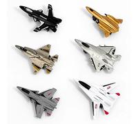 SGM 6-Pack Die-Cast Alloy Fighter Jet Toy Set | Pull-Back Military Airplane Models for Kids Aged 3+ | Metal & Plastic Body Party Favour/Birthday Gift Plane Set