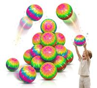 SGM 6-Pack Rainbow Playground Balls for Kids 8.5" - Kickball & Dodgeball Set with Pump - Textured Grip, Heavy Duty PVC - Outdoor Garden, School & Party Games Ages 3+ -0604-2193
