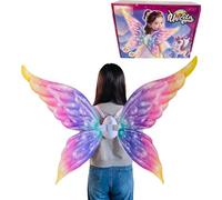 SGM 813-66 Unicorn Wings Girl Angel Costume Accessory - Light-Up Rainbow Back Decoration for Dress-Up & Parties | Fairy Cosplay Prop with Luminous Design for Kids Girls Birthday Gift