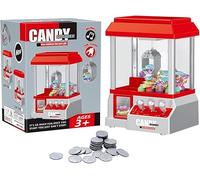SGM Classic Arcade Candy Grabber Claw Machine - Includes Prizes, Bright Lights, Cheerful Sounds, Play - Party - Gifts