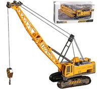SGM Construction Crane Toy - Liebherr Cable Excavator - 1:55 Scale Die-cast Crane Construction Vehicles Toy - Construction Truck Toy Alloy Model Car - for Boys 3 Years Old - LK31-16