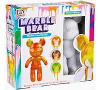 SGM Craft Hub Marble Bear Series 1 - Creative Marble Pouring Kit for Kids, Paint Your Own Bear Art Set, for Ages 8+, Complete DIY Art Supplies Included - (Neom Edition)