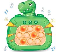 SGM-DD1808-999, Quick Push, Popping Game Controller, Pop Game Fidget Toys, Light Up Pop Game for Kids 4 Modes Quick Fast Push, Easter Birthday Gifts for 5 6 7 8 9 Year Old Toddler Gift (Dinosaur)