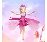 SGM Fairy Flying Toy Mini Infrared Induction Suspension Helicopter Princess Elf Hand Motion-Sensing Light Up Toy | PINK, YELLOW, PURPLE | 0705-2263 (Pink)