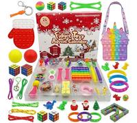 SGM Fidget Toy Advent Calendar 2025 for Kids, Boys & Girls - 24 Days Christmas Countdown Sensory Toys Gift Set - Xmas Stress Relief & Focus Fun, Non-Toxic