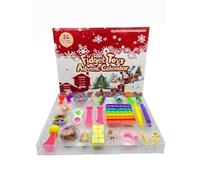 SGM Fidget Toys Advent Calendar 2025, 24 Days Christmas Countdown Calendar with Stress Relief Sensory Toys, Pop It, Squishies, Infinity Cube, Anxiety Relief Gifts for Kids & Adults