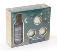 SGM Geranium & Neroli Bath Oil + Mulberry & Mistletoe Bath Bombs - Luxury Spa Pamper Set, Aromatherapy Self-Care Hamper for Women & Men - Festive Pamper Gift Set - ELY1227