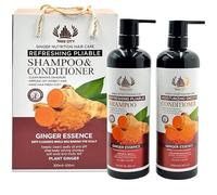 SGM Ginger Essence Shampoo & Conditioner Set - 900ml + 900ml - Anti-Dandruff, Hydrating & Strengthening Hair Care - Reduces Frizz, Repairs Damage & Promotes Scalp Health