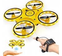 SGM-H01, Mini Drone, Gesture Control Drone for Kids, Rc Quadcopter, 360° Flips 2.4G Hand Gesture Gravity Remote Control, Led Light, Gravity Sensor for Children Over Six Years Old