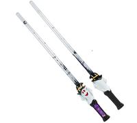 SGM Halloween Light Up Sword - LED Flashing Halloween & Christmas Glow Swords for Kids | Pumpkin, Ghost, Santa & Reindeer Variants | Multicolour Light Toy Saber for Parties (Ghost)