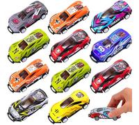SGM-KZ957-012, Children's Stunt Alloy Toy Car, 360° Flip Jumping Stunt Toy Cars, Kids Stunt Alloy Car Set, Pull Back Catapult Toy Cars, Mini Model Cars for Kids, Diecast Cars Models (12 Pcs)
