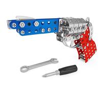 SGM 210-Piece Metal Model Toy Gun Building Kit - Non-Shooting STEM Construction Set with Screwdriver & Wrench for Kids 6+ (DIY Educational Mechanical Engineering Toy) - X687-2