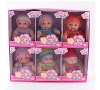 SGM PS1206-1 Silicone Small Baby Doll Set | Soft & Cute Mini Dolls for Kids | Realistic Baby Dolls with Outfits | Educational Pretend Play Toys for Girls & Boys | Lovely Gift for Toddlers & Children