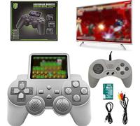 SGM S10-Handheld Game Console,Classic Retro Video Gaming Player Colorful LCD Screen USB Rechargeable Portable Game Console with 520 in 1 Classic Old Games Best Toy Gift for Kids (White)