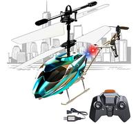 SGM XK913-X RC Helicopter | 3.5Ch Helicopter Remote Control 2.4 GHz Operation | LED Lights | Fall Resistant- USB Charging for Boys/Girls (Blue)