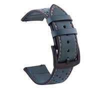SGNJDKA 22mm Leather Watch Band Straps For Bracelet - Adjustable for All Wrist Sizes