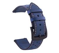 SGNJDKA 22mm Leather Watch Band Straps For Bracelet - Adjustable for All Wrist Sizes
