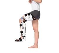 SGNJDKA Folding Foot Adjustable Orthotic Immobiliser Protection After Support, Knee Brace Splint with Full Stabiliser, Fits Both The Left and Right Leg