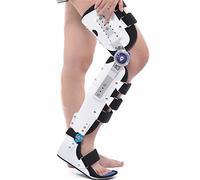 SGNJDKA Folding Foot Adjustable Orthotic Immobiliser Protection After Support, Knee Brace Splint with Full Stabiliser, Fits Both The Left and Right Leg