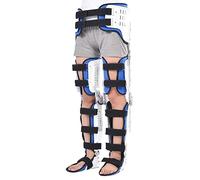 SGNJDKA Orthopedic Knee with Pad for Adults, Hip Sacrum/Waist/Knee Ankle Joint Fixation Brace, Legs Can Be Bent, Foot and Orthotics of Lower Limbs (White M)