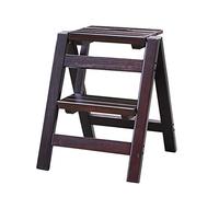 SGNJDKA Small Floor - Folding Stool Portable Ladder Step Stool,Black