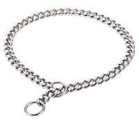 SGODA Chain Dog Training Choke Collar, SUS304, 18 inch, 2.5 mm