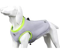 SGODA Dog Cooling Vest Harness Cooler Jacket Grey Green Small