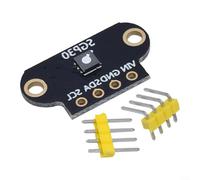 SGP30 Gas Sensor Module Air Quality Detection I2C Interface Monitors TVOC eCO2 12x12mm Low Power 40mA For Arduino for STM32 Home IoT Electronics(Black)