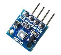 SGP30 Gas Sensor Module, for Air Quality Detection, TVOC, and eCO2 Monitoring with I2C Interface, 1.8V-5V Wide Voltage Range, Compact 12mm Design, for Arduino, and Projects(Blue)